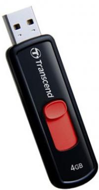 Transcend USB-накопитель JetFlash 500 4Gb (красный)