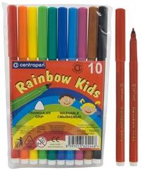 Centropen Фломастеры "Rainbow Kids", 10 цветов