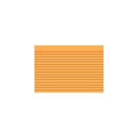 Brunnen Карточки для картотеки, А6, 100 штук, линия, оранжевые