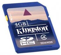 Kingston SDHC 4Gb Class 4