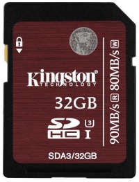 Kingston SDHC Class 10 32GB SDHC UHS-I U3