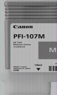 Canon PFI-107M Magenta