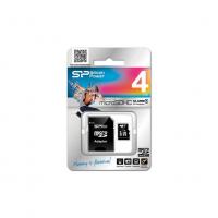 Silicon Power SiliconPower microSDHC, 4Гб, Class 4