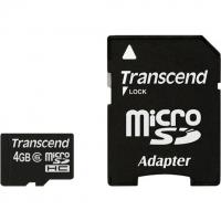 Transcend microsdhc 4gb class 6 + адаптер (ts4gusdhc6)