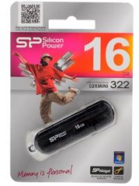 Silicon Power 16gb luxmini 322 sp016gbuf2322v1k черный