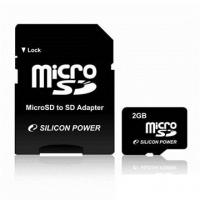 Silicon Power microSD 2Gb + adapter