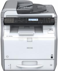 Ricoh МФУ лазерное монохромное Aficio SP 3600SF, A4, 30стр/мин, 512Мб, факс, USB, LAN, WiFi, Белый/Черный 407308