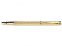 Ручка перьевая Caran d`Ache Ecridor Chevron gilded перо F золотистый 958.198