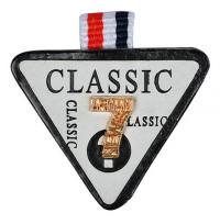 Китай Аппликация пришивная " Classic 7", 4х3,5 см, цвет: черный, 20 штук (количество товаров в комплекте: 20)