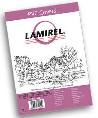Lamirel Обложки Transparent A4, PVC, красные, 150 мкм, 100 штук