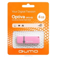 QUMO Usb2.0  4gb optiva 02 pink