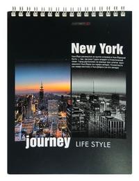 Hatber Блокнот на спирали "New York", А5, 80 листов