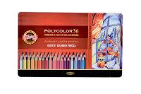 Koh-I-Noor Карандаши художественные &quot;Polycolor&quot;, 36 цветов, 36 штук, металлический пенал