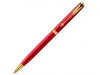 Шариковая ручка Parker Sonnet Slim K439 чернила черные корпус красный 1859473