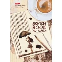 Хатбер-пресс Бизнес-блокнот "SketchBook. Art Coffee", А6, 80 листов