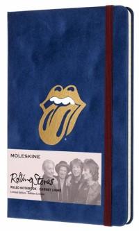 Moleskine Блокнот "Limited Edition Rolling Stones Large", 240 страниц, велюр, 130х210 мм