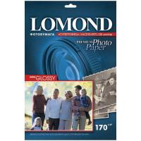 LOMOND Суперглянцевая бумага для струйных принтеров "Lomond", 170 г/м2, 20 листов