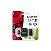 Kingston Multi Kit / Mobility Kit microSDHC, 16Гб, Class 10