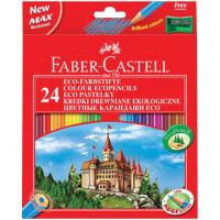 Faber-Castell Карандаши "ECO. Замок", 24 цвета, с точилкой