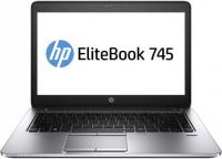 HP Ноутбук EliteBook 745 G3 14&quot; 1920x1080 AMD A8 Pro-8600B SSD 128 8Gb AMD Radeon R6 серебристый Windows 7 Professional + Windows 10 Professional