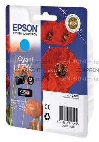 Epson C13T17124A10 картридж голубой XL, № 17XL