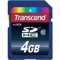 Transcend TS4GSDHC10 SDHC, 4Гб, Class 10