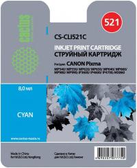 Cactus CS-CLI521 для Canon MP540/MP550/MP620/MP630/MP640/MP660 (голубой)