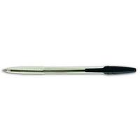 Index Ручка шариковая "I-NOTE", пластиковый прозрачный корпус, 0,5 мм, черная