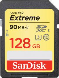 Sandisk Extreme SDXC 128GB 90MB/s Class 10 UHS-I (черный)