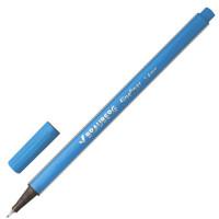 BRAUBERG Ручка капиллярная "Aero", трехгранная, металлический наконечник, 0,4 мм, голубая