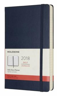 Moleskine Ежедневник "Classic Daily Large", синий сапфир, 400 страниц, 130х210 мм