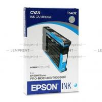 Epson T5432 картридж голубой