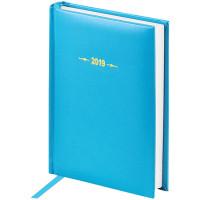 OfficeSpace Ежедневник датированный на 2019 год "Ariane", A6, 176 листов, бирюзовый