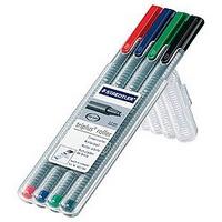 Staedtler Набор ручек-роллеров "Triplus", 0,4 мм, 4 цвета