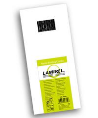 Lamirel Пружины для переплета пластиковые Lamirel, 8 мм, черные, 100 штук