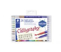 Staedtler Фломастеры для письма и дизайна "Calligraphy Design Journey", 24 цвета