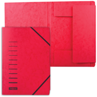 Durable Папка картонная на резинках, красная