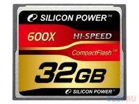 Silicon Power Карта памяти Compact Flash Card 32Gb 600x SP032GBCFC600V10