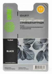 Cactus cs-lx17 совместимый черный для lexmark z13/z23/z25/z33/z35/z605 (10ml)