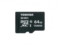Toshiba Карта памяти Micro SDXC 64Gb Class 10 SD-C064UHS1 + адаптер SD