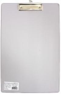 BRAUBERG Доска-планшет с верхним прижимом "Comfort", цвет серый