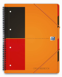 Oxford University Press Бизнес-тетрадь "International Organiserbook", A4+, линейка, 80 листов, двойная спираль, пластиковая обложка, арт. 100100462