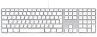 Apple Keyboard с цифровым блоком (белый)