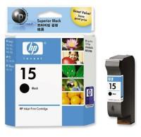 HP Картридж струйный "15" (C6615D), черный