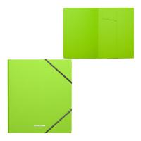 ErichKrause Папка на резинках пластиковая "Neon", A5+, зеленая