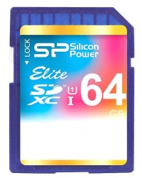 Silicon Power SDXC Class 10 64GB UHS-I Elite