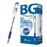 BG (Би Джи) Ручка шариковая с грипом "BG Shiny Ultra G", 0,7 мм, цвет чернил синий
