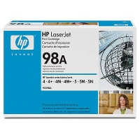 HP 98A Black LaserJet Toner Cartridge