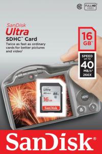 Sandisk Ultra SDHC 16 Gb Class 10 (SDSDUNB-016G-GN3IN)