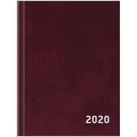 OfficeSpace Ежедневник на 2020 год "OfficeSpace", А6, 168 листов, бордовый